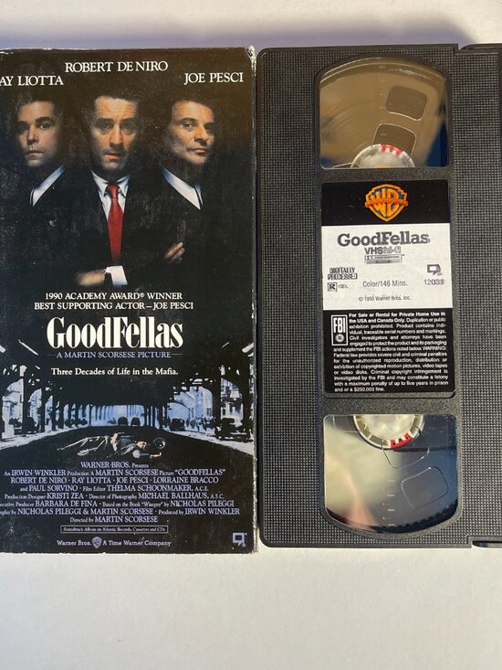 Goodfellas & Donnie Brasco VHS Bundle Mob Mafia True Story Movie Lot - Picture 4 of 5